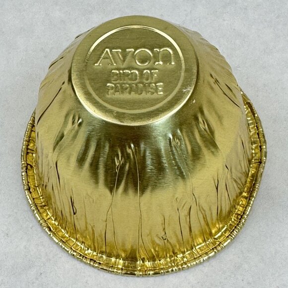 Vintage Avon Fostoria Crystal Backet Candle Holder with Bird Of Paradise Candle - Picture 6 of 13